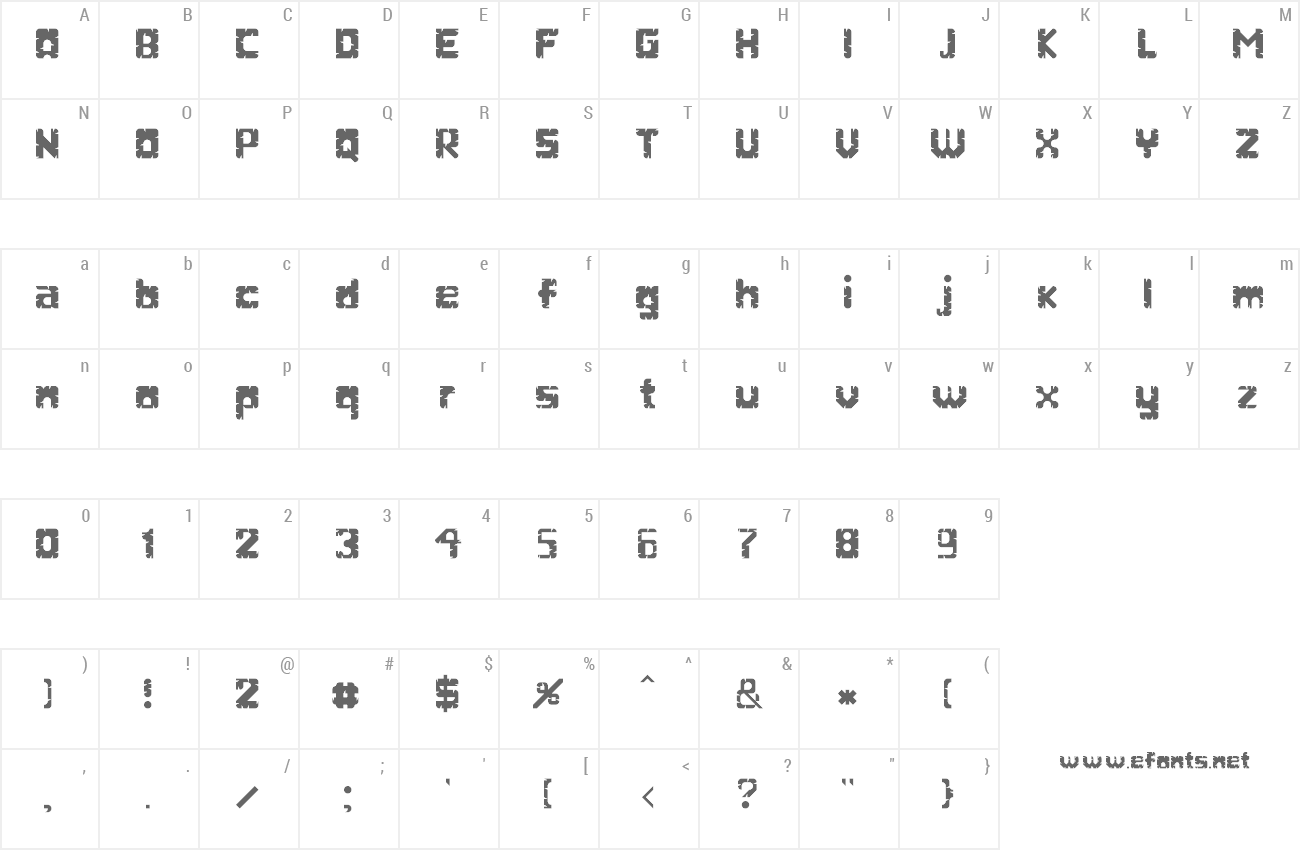 Font Edward Scissorhands preview